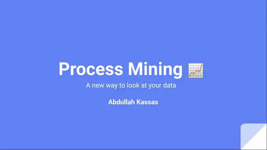 Slides | Intro to Process Mining